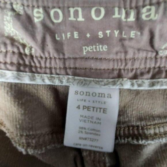 SONOMA LIFE STYLE CORDUROY SKIRT-028071 - Picture 3 of 3